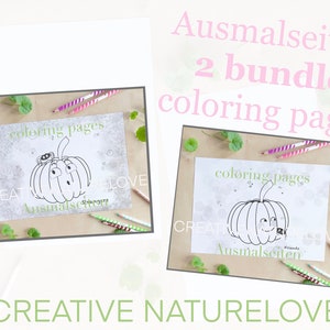 8 Coloring Pages * Friends Pumpkin Picture Spider * Cute Animals * Instant Download * Digital Download PDF + JPG * Halloween * Digital Coloring Pages