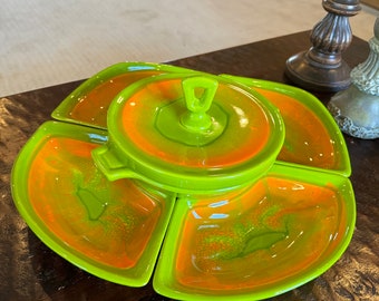 VINTAGE CALIFORNIA POTTERY #805 Six piece set. Great condition. Mid-century modern. Unique item.