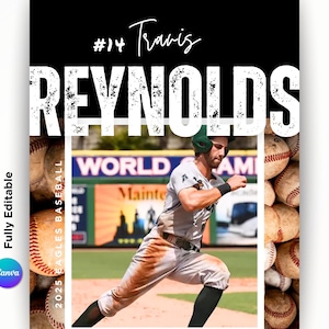 Editable Baseball Memory Mate Canva Template Softball Tball T-ball Sports Team Poster Custom Player Gift Youth Sports Keepsake
