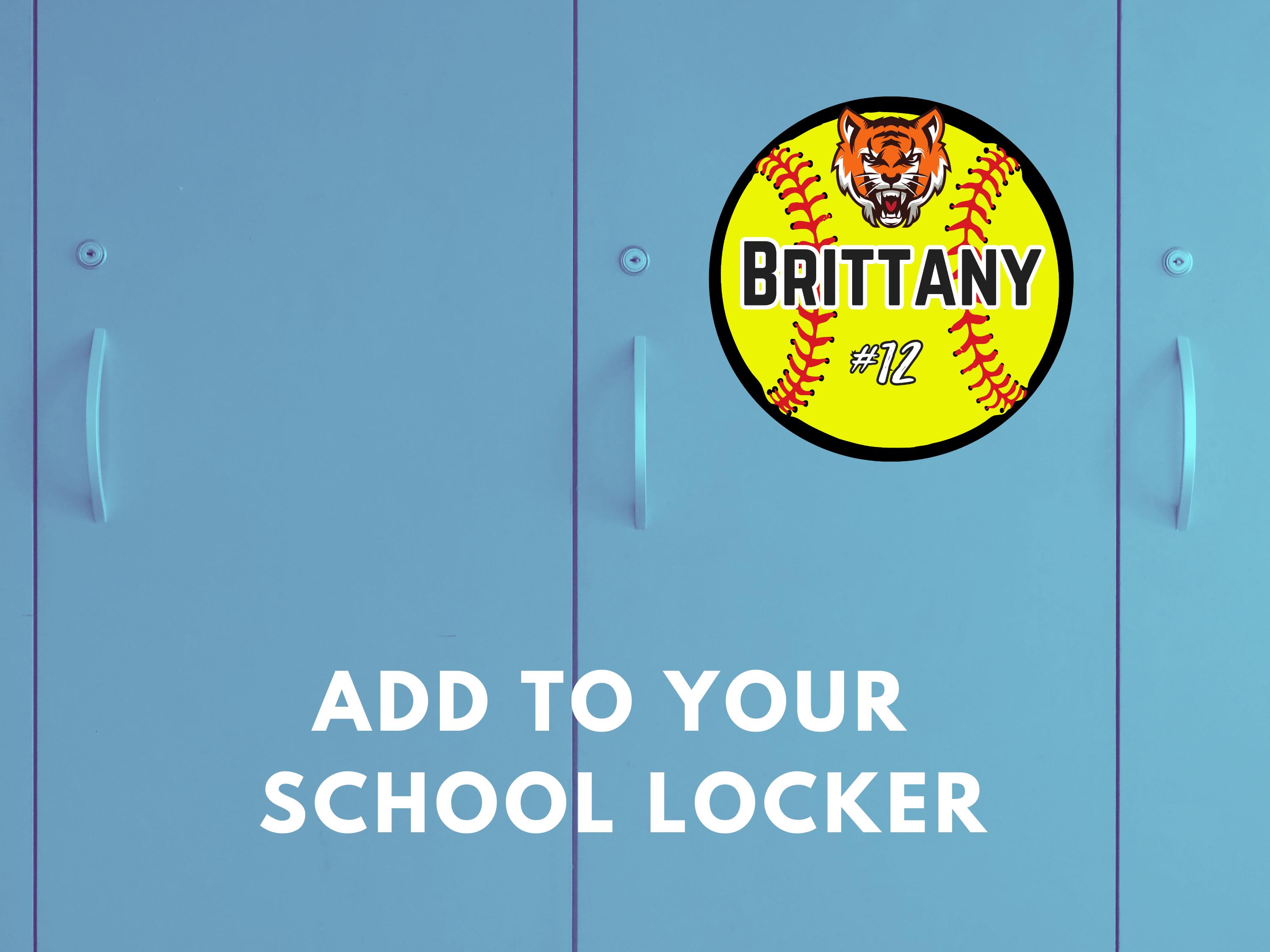 Locker Poster.pdf Editable Locker Template Sign Bundle Canva Printable Cutout Locker Door ...