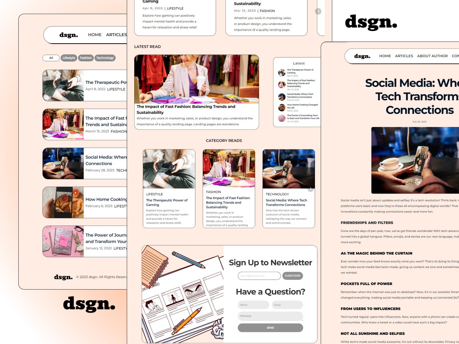 Framer Blog Personal Website Template - Etsy