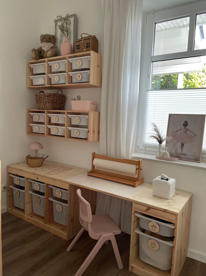 Trofast Wooden Signs ෆ Toy Storage Trofast Children's Room Etsy