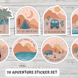 Mountain Sticker Pack, Travel Sticker Pack