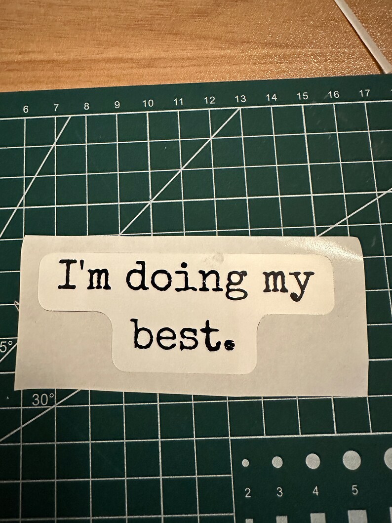 Custom Text Sticker Build Your Own Sticker Personalized Etsy