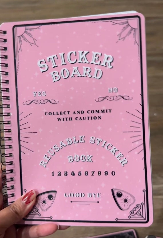 Sticker Collecting Album: Sticker Collection Book & Blank Sticker