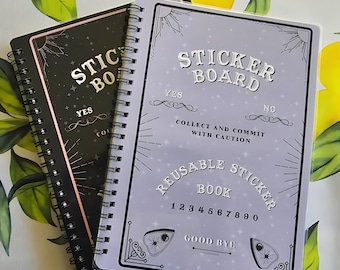 Ouija Board Reusable Sticker Book: A5 Sticker Album