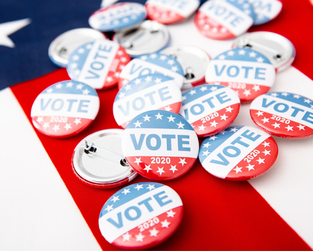 Custom Photo Button Pins: Personalized Badges, Election Swag, Party ...