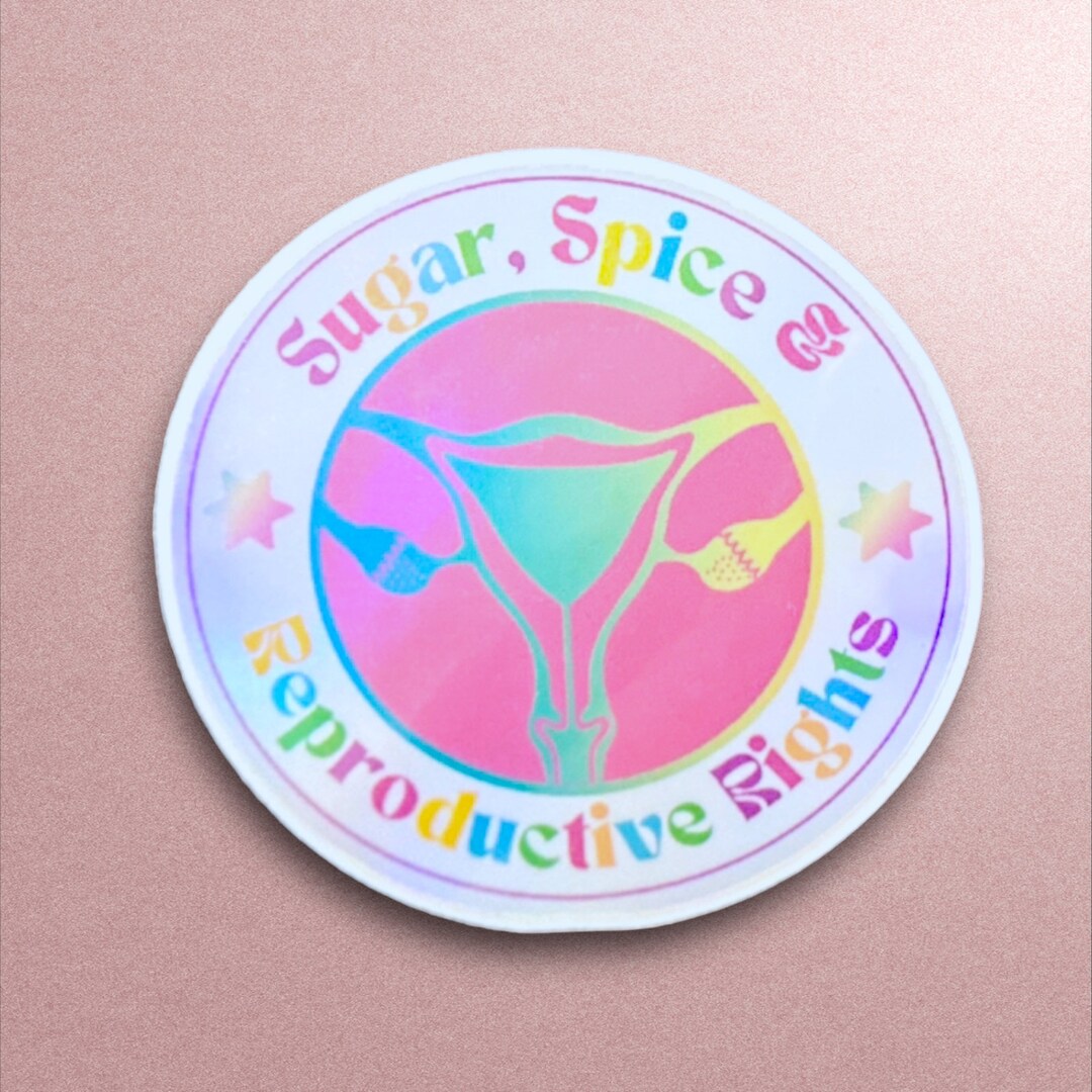 Reproductive Rights Holographic Sticker: Feminist Activism - Etsy
