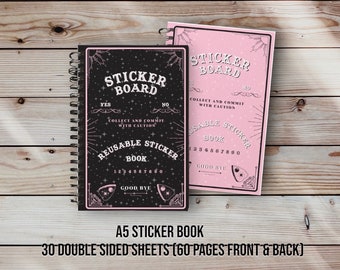 Reusable Blank Sticker book and Sticker packs – Fiveboos