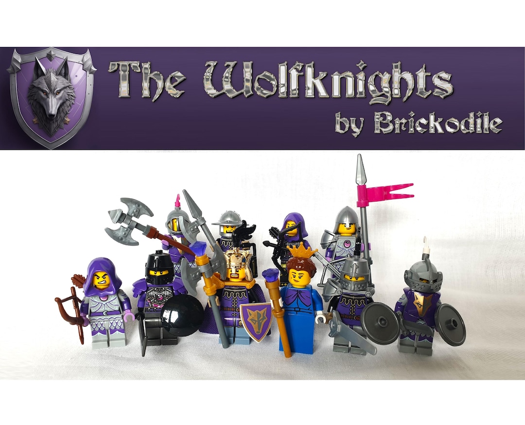 Buy LEGO® Wolf Knight Moc Various Knights and Medieval Minifigures to  Choose From NEW and Original LEGO® Parts Wolfknights Online in India 