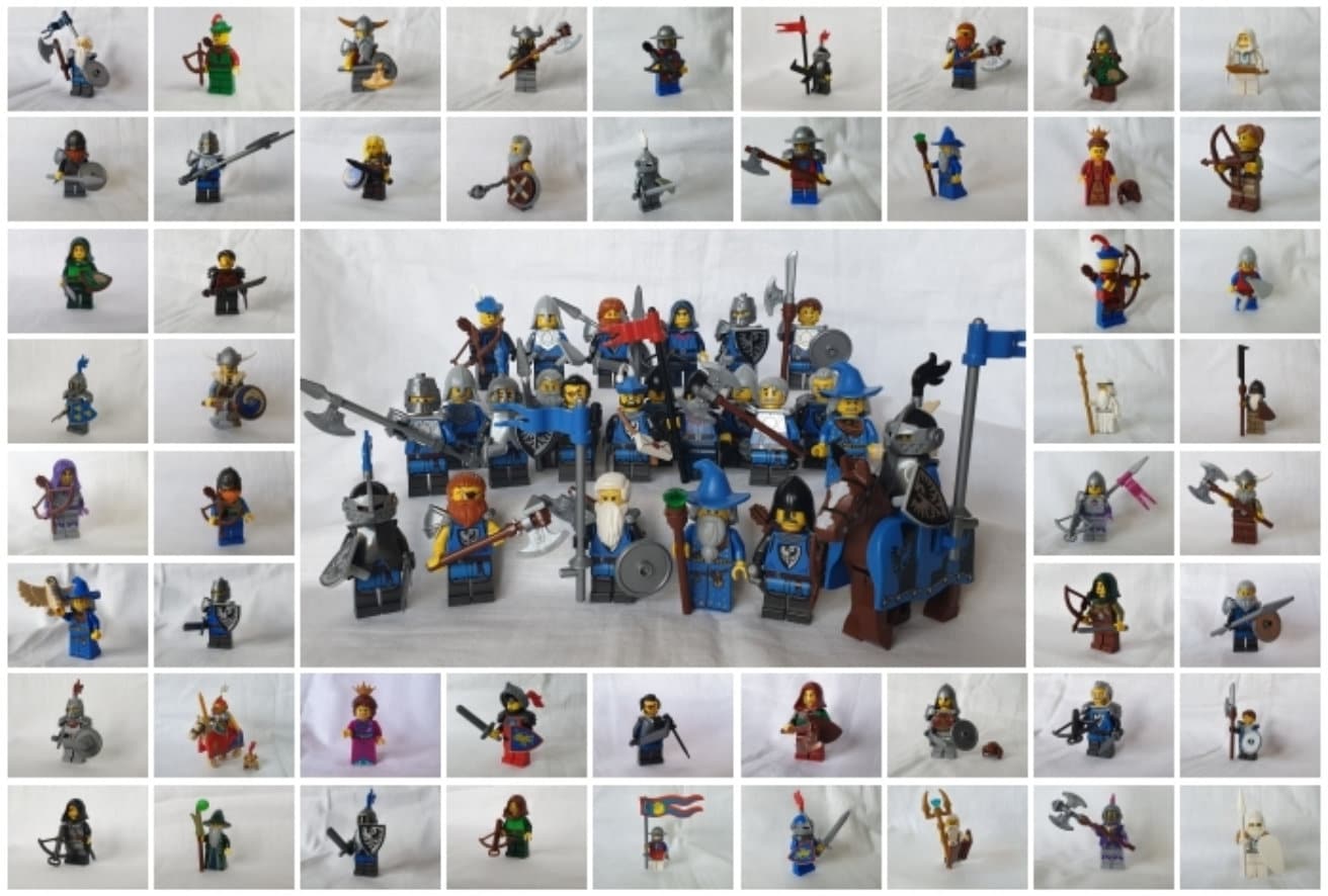 LEGO® Knight Minifigures Moc Various Knights and Medieval pic