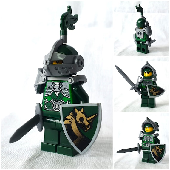 LEGO MOC Green Knights Minifigures to Choose From NEW and Original Lego Parts Medieval Knight Minifigures the Green Knights Etsy UK