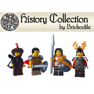 LEGO® Minifiguren Mocs - oude en historische figuren om uit te kiezen NIEUWE en originele LEGO® onderdelen - Romeins Spartaans Samoerai Mongools