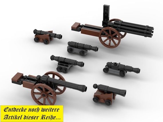 Medium Cannon / Medium-sized Cannon MOC Made From LEGO® Parts My