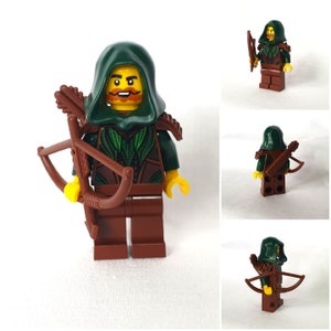 LEGO® Forestmen Minifiguren Moc verschiedene Ritter und Waldläufer-Minifiguren zum Aussuchen aus NEUEN und originalen LEGO®Teilen Knights 14 Meisterschütze