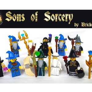 LEGO® Wizard Moc - various knights and medieval minifigures to choose from NEW and original LEGO® parts - Wizards & Witches