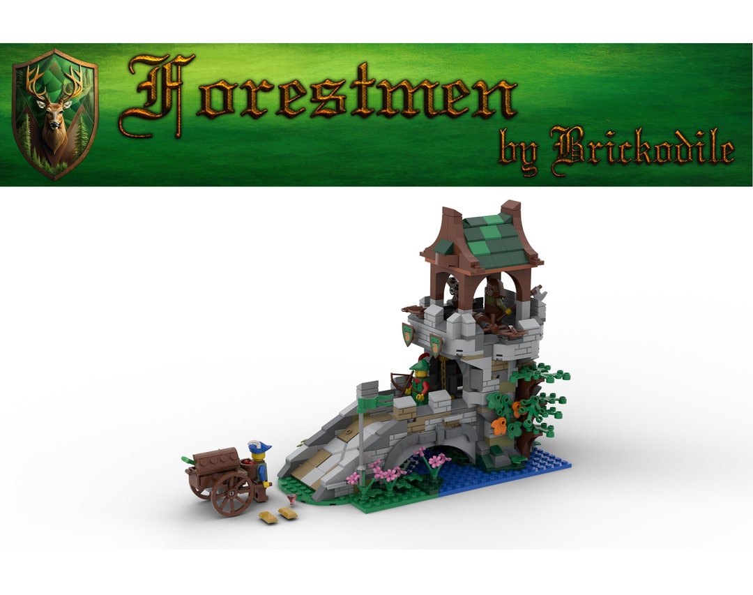 Forestmen's Bridge Watchtower Made From LEGO® Parts MOC Castle