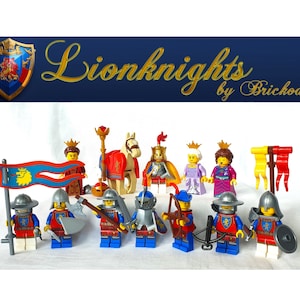 LEGO® Lion Knight Minifigures Moc - various knights and noble minifigures to choose from NEW and original LEGO® parts | Knights