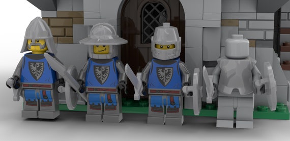 ZITIANYOUBUILD Castello medievale con grande drago verde, ponte levatoio Portcullis 3892 pezzi MOC per età 18