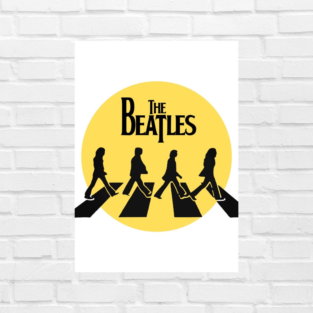 The Beatles Abbey Road Lyrics Poster Music Print Indie - Etsy