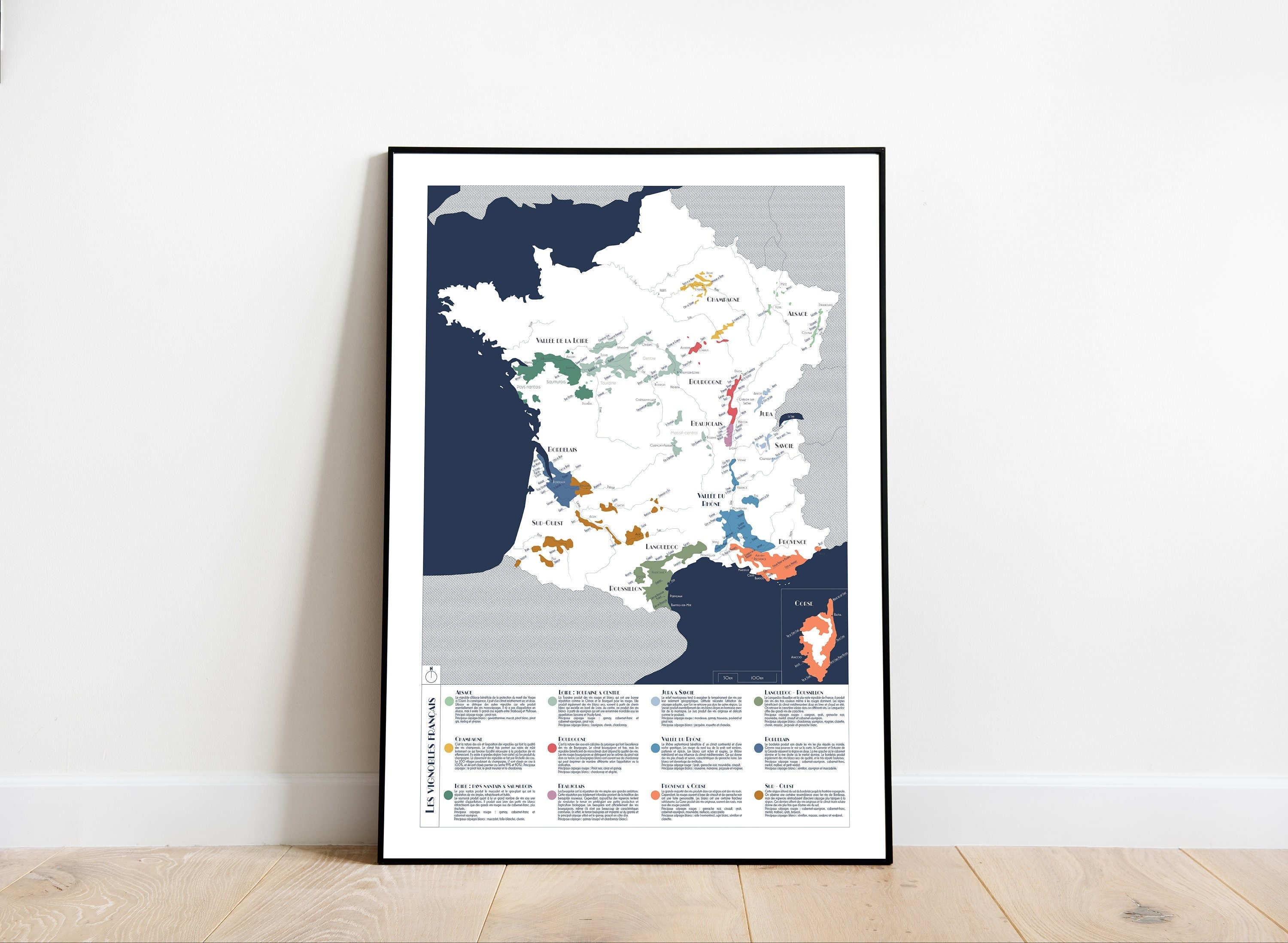 France wine map -  France
