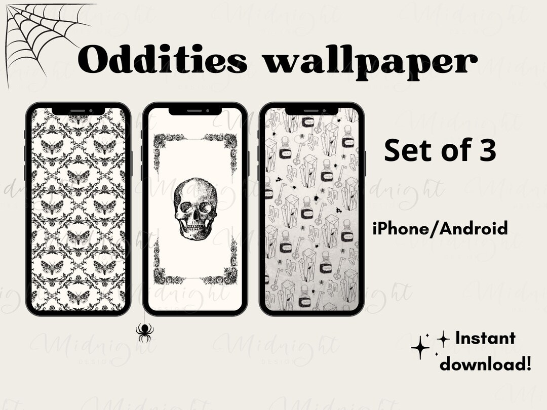 Oddities Phone Wallpaper Creepy iPhone Wallpaper Etsy
