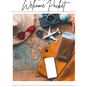 Aesthetic Cozy Client Packet for Travel Agents, Travel Advisors, Digital Edit