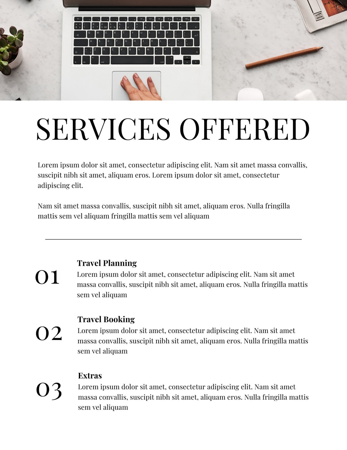 Minimalist Client Packet for Travel Agents, Travel Advisors - Etsy