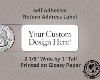 Etiquetas de dirección pequeñas personalizadas en rollo: pegatinas con impresión térmica personalizadas