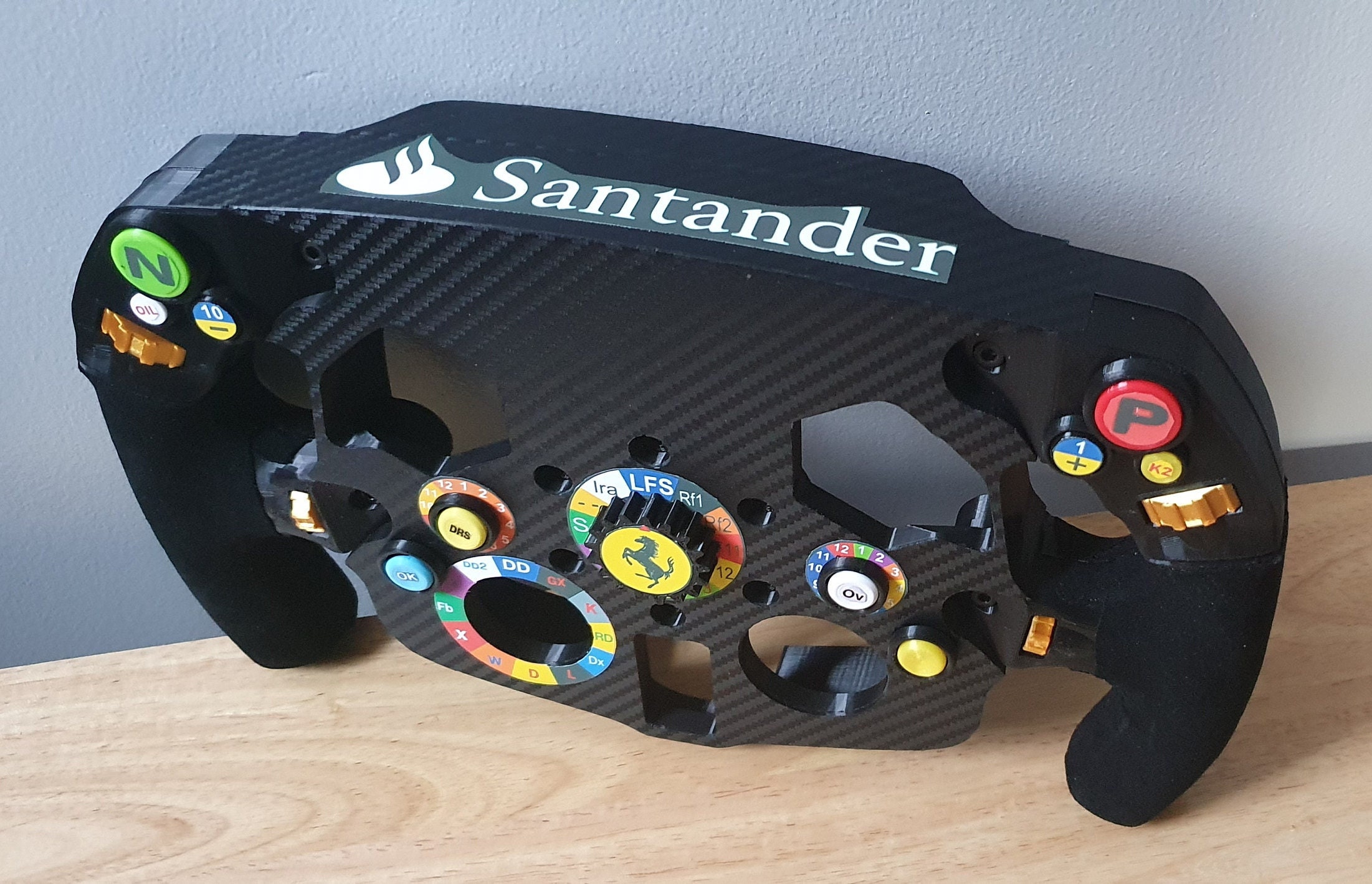 Logitech G29 G923 Ferrari F1 Steering Wheel Mod Addon With Etsy