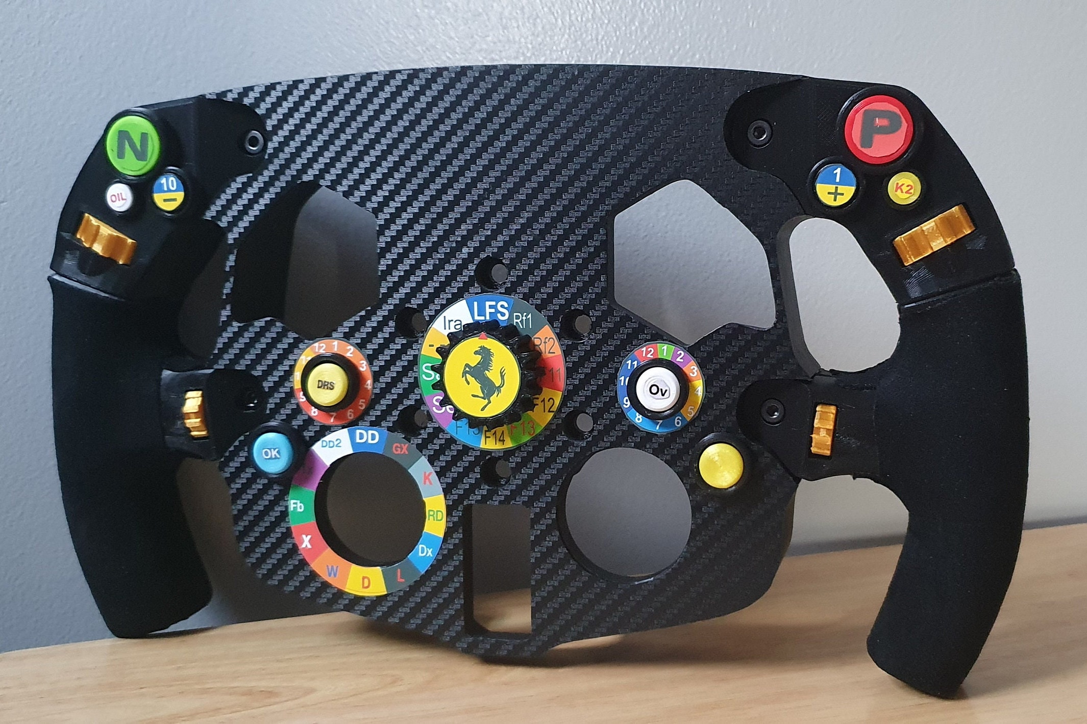 Logitech G29/G923 (PlayStation) F1 Open Wheel Mod.