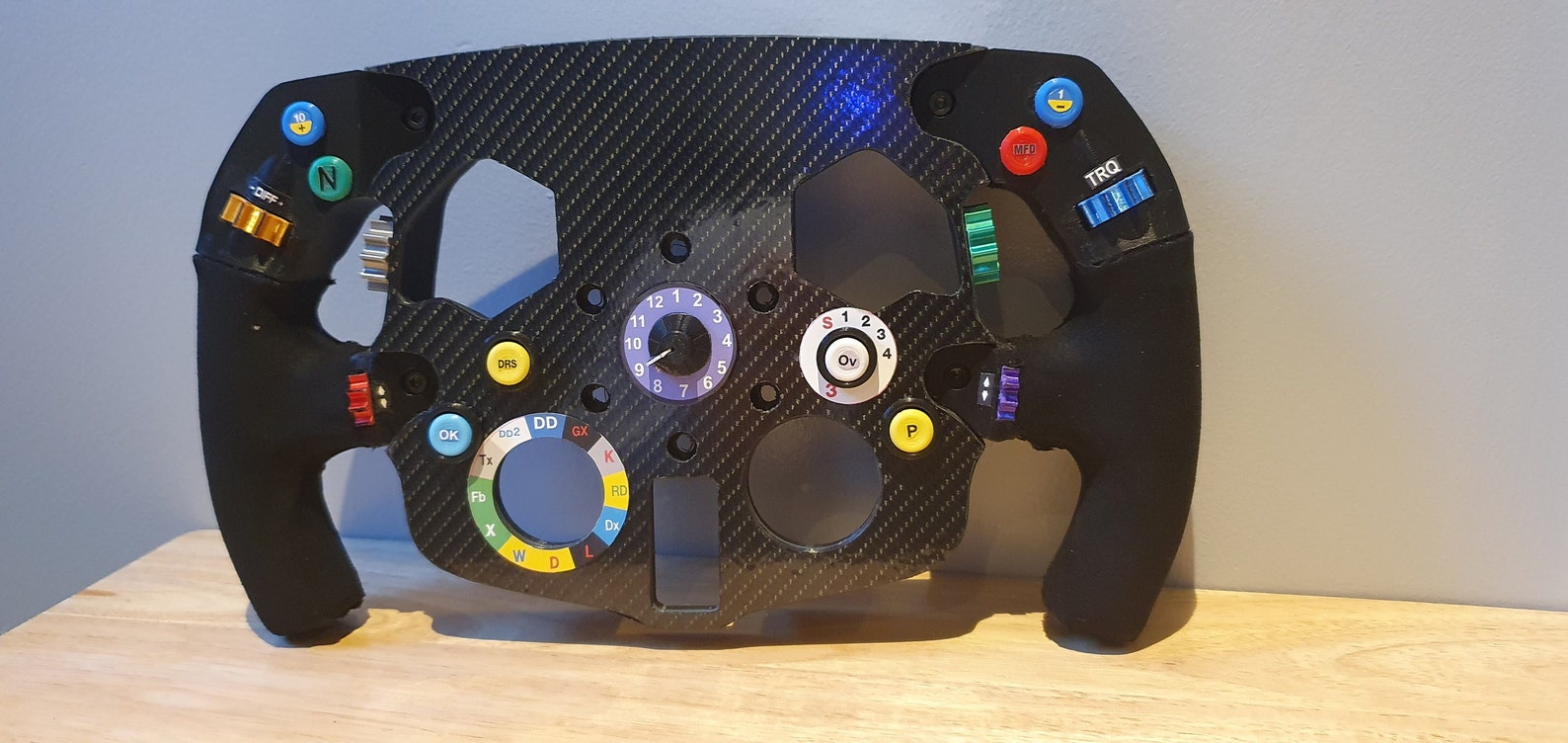 Logitech G29 G923 F1 Steering Wheel Mod Addon With Shifters Etsy