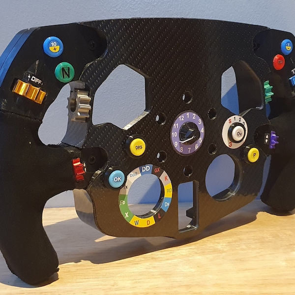 Logitech G29 G923 F1 Steering Wheel Mod Addon with Shifters