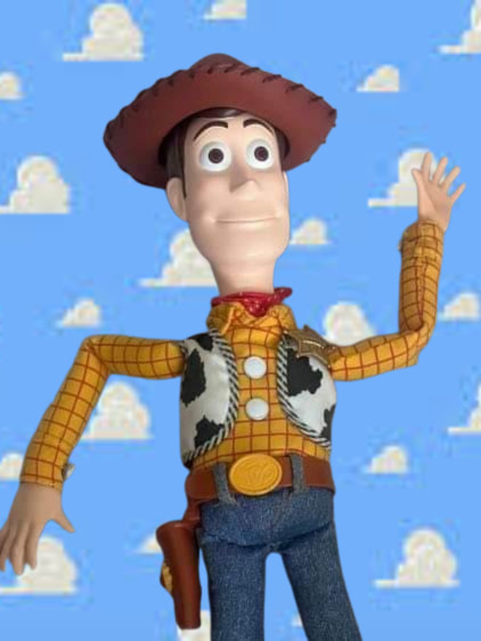 Movie Accurate Woody Head Toy Mode Woody Replica Etsy