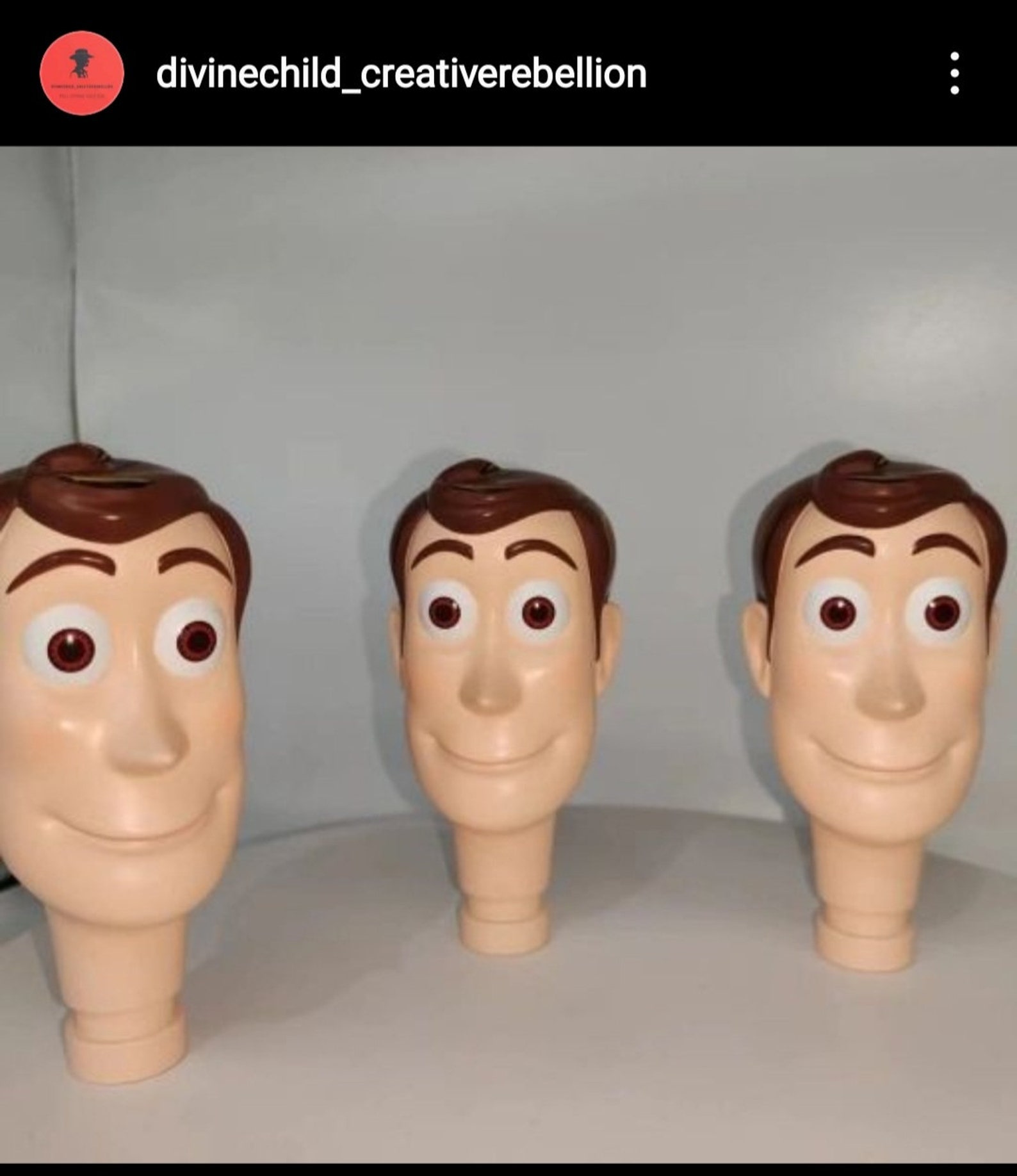 Movie Accurate Woody Head Toy Mode Woody Replica Etsy