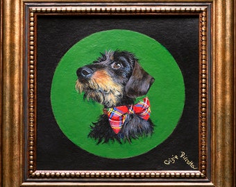 Custom Dog Portrait, Pet Portrait Painting from Photo, Custom Pet Portrait