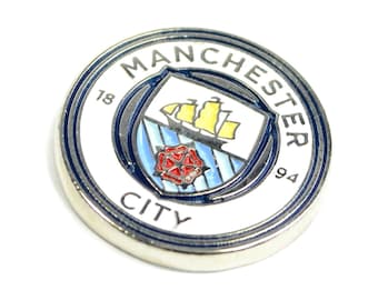 Insignia con el escudo del Manchester City, talla única