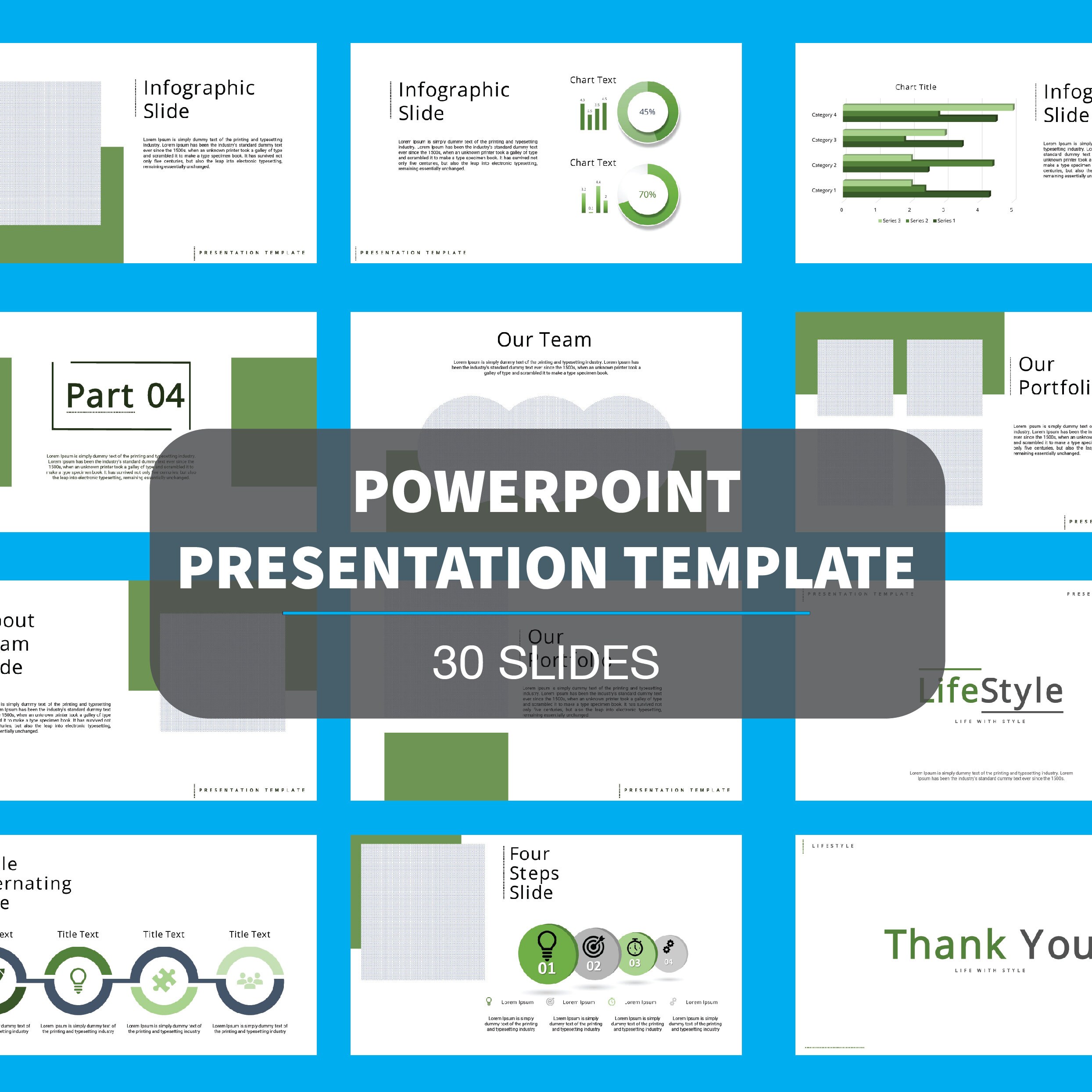 Simple Powerpoint Presentation Template - Etsy