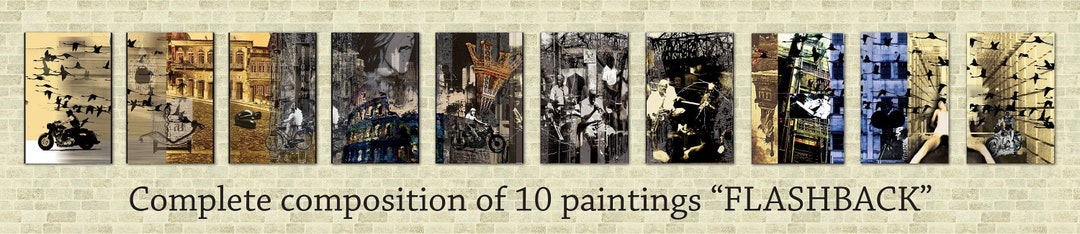 FLASHBACK Complete Total Composition of 10 Pieces . Unique in the World ...