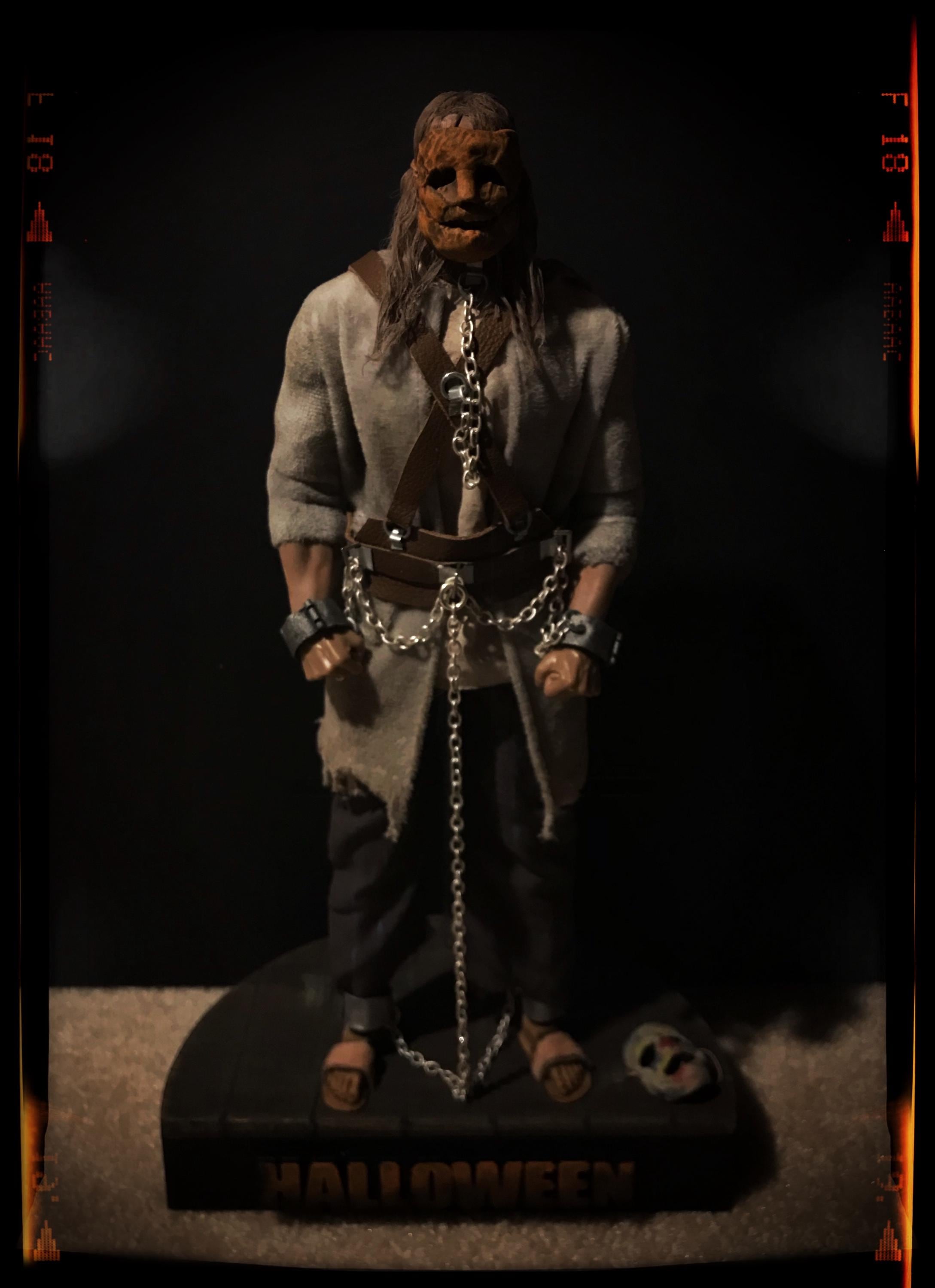 Custom 1/6 Scale RZ Asylum Michael Myers Figure W/ Base - Etsy