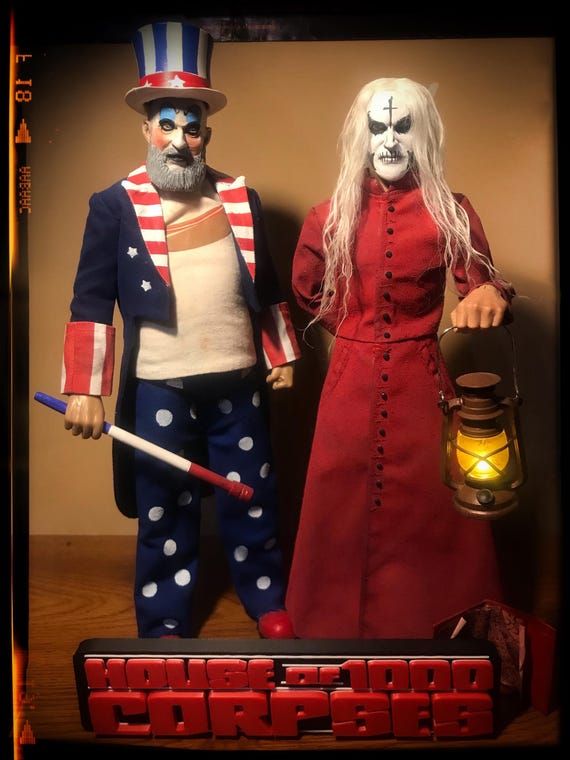 SF・ファンタジー・ホラー House of 1000 Corpses Clown Figure Amazon.com: NECA - House of 1000 Corpses - 20th Anniv. Capt