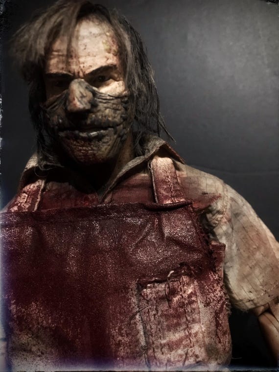 Custom 1/6 TCM the Beginning Leatherface Figure - Etsy