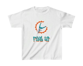 Kids Tyreek Hill Flipping Fins #FinsUp Unisex T-Shirt