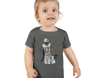 TODDLER Jaylen Waddle + Penguin Waddling Dolphins Graphic T-Shirt