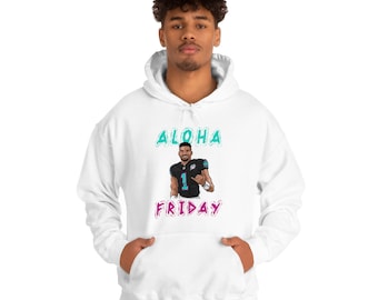 Tua Tagovailoa Aloha Friday Dolphins Hoodie - Miami Vice Edition