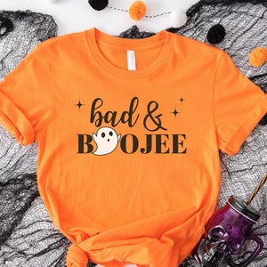 Bad and  Boojee Ghost Shirt, Halloween Ghost Tshirt, Boo Jee Shirt, Cute Spooky Vibes Shirt, Spooky Season Tee, Boujee Halloween Shirt Gift