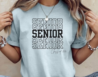 Camiseta de último año de 2026, camiseta de graduación de la clase de 2026, camiseta de último año de 2026, regalo de graduación de secundaria, camiseta de fiesta de graduación, camiseta de último año