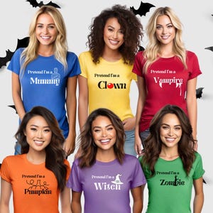 Pretend Im a Halloween Costume Shirt, Funny Matching Halloween Tshirt, Easy Group Costume Tee, Family Halloween Costume, Halloween Party Tee