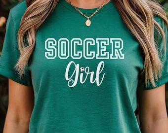 Soccer Girl Shirt, Girls Soccer Shirt, Youth Soccer Shirt, Gift for Soccer Lover, Soccer Player Shirt, Game Day Soccer Tee, Soccer Gift