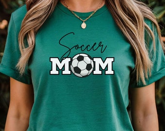 Soccer Mom Shirt, Soccer Mama Shirt for Mom, Cute Soccer Ball Tshirt, Sports Mom Shirt, Mom Soccer Tee, Gift for Soccer Mom, Game Day Shirt